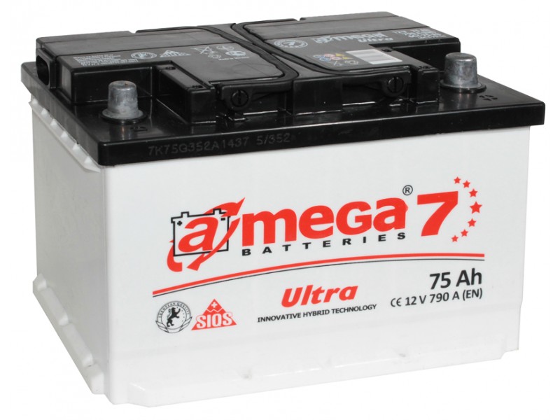 Аккумулятор A-mega Ultra 75 R+ 790 A (EN)